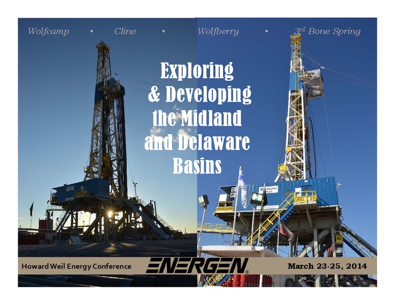 Howard Weil Energy Conference – Energen Corp. – slide 1