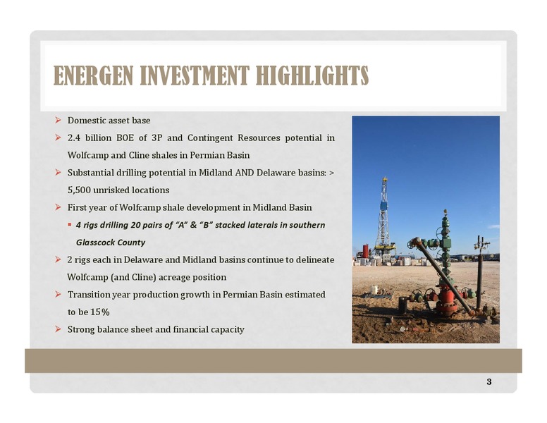 Howard Weil Energy Conference – Energen Corp. – slide 2