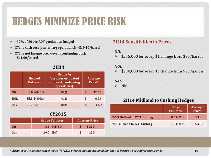 The Oil and Gas Conference 19 – Energen Corp. – slide 10
