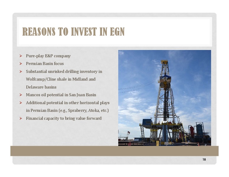 Johnson Rice 2014 Energy Conference – Energen Corp. – slide 18