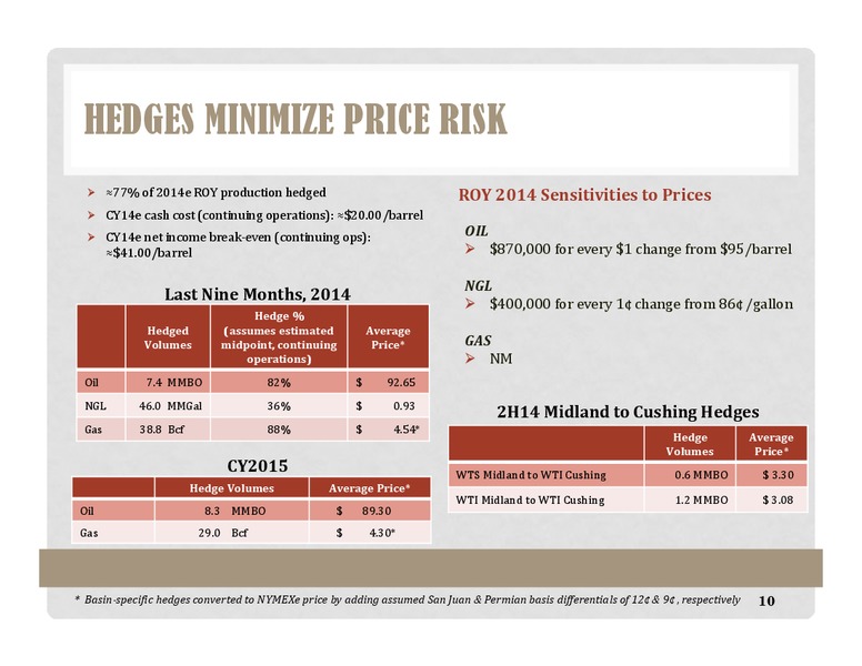 UBS Global Oil & Gas Conference – Energen Corp. – slide 10