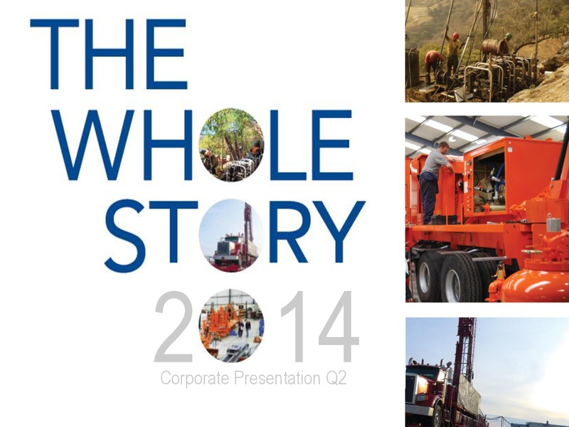 CORPORATE PRESENTATION – Energold Drilling Corporation – slide 1