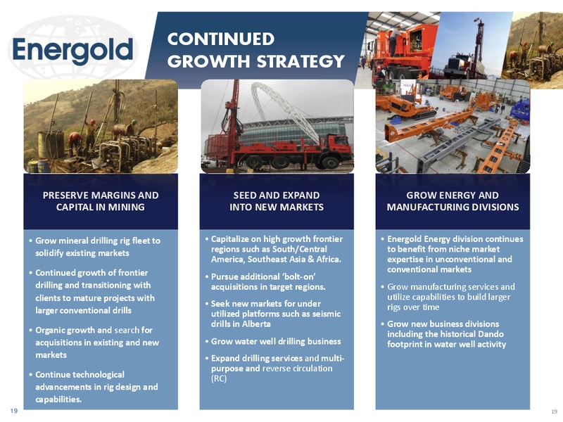 CORPORATE PRESENTATION – Energold Drilling Corporation – slide 18