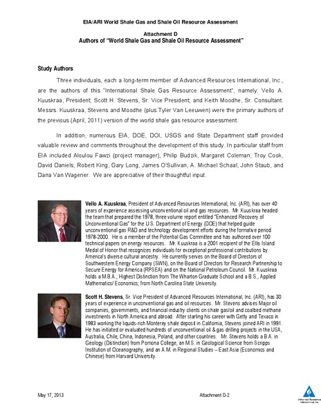 UPDATE – EIA – slide 46