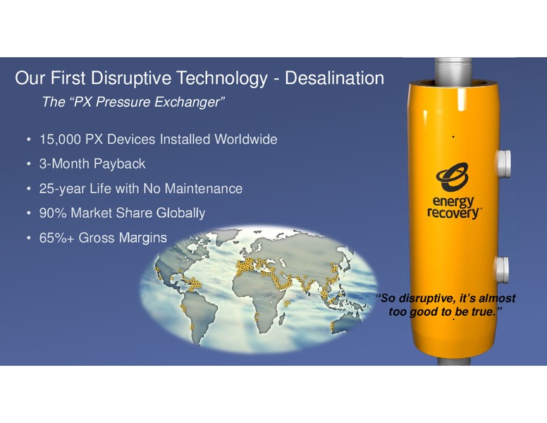 INVESTOR DAY – Energy Recovery – slide 6