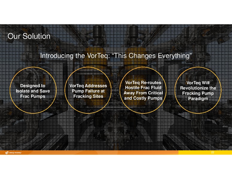 INVESTOR DAY – Energy Recovery – slide 21
