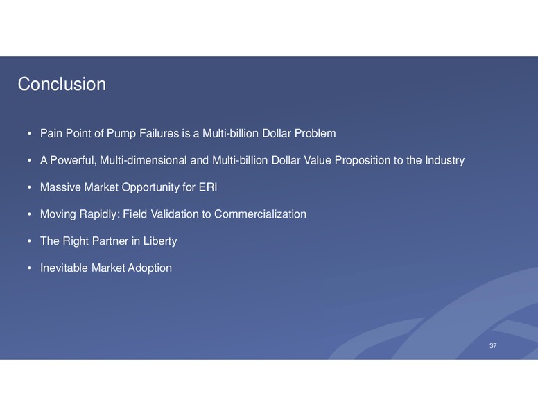 INVESTOR DAY – Energy Recovery – slide 36