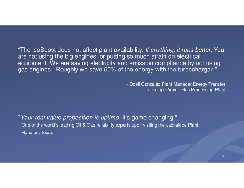 INVESTOR DAY – Energy Recovery – slide 49