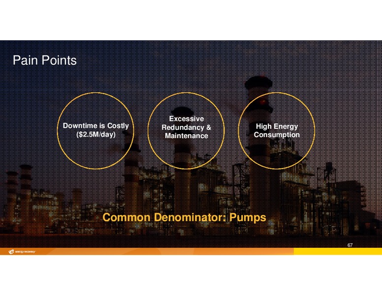 INVESTOR DAY – Energy Recovery – slide 66