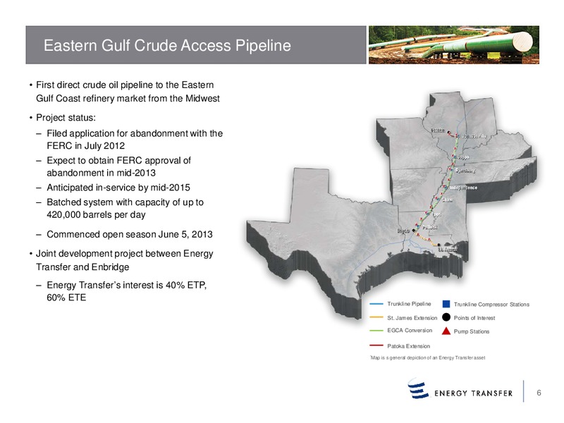 Credit Suisse MLP and Energy Logistics Conference – Energy Transfer – slide 5