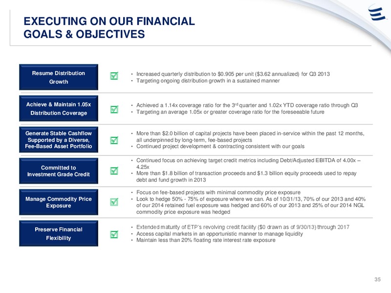 ANALYST DAY PRESENTATION – Energy Transfer – slide 34