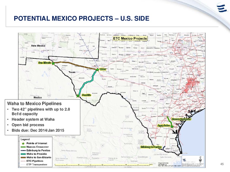 NOVEMBER 2014 INVESTOR PRESENTATION – Energy Transfer – slide 44