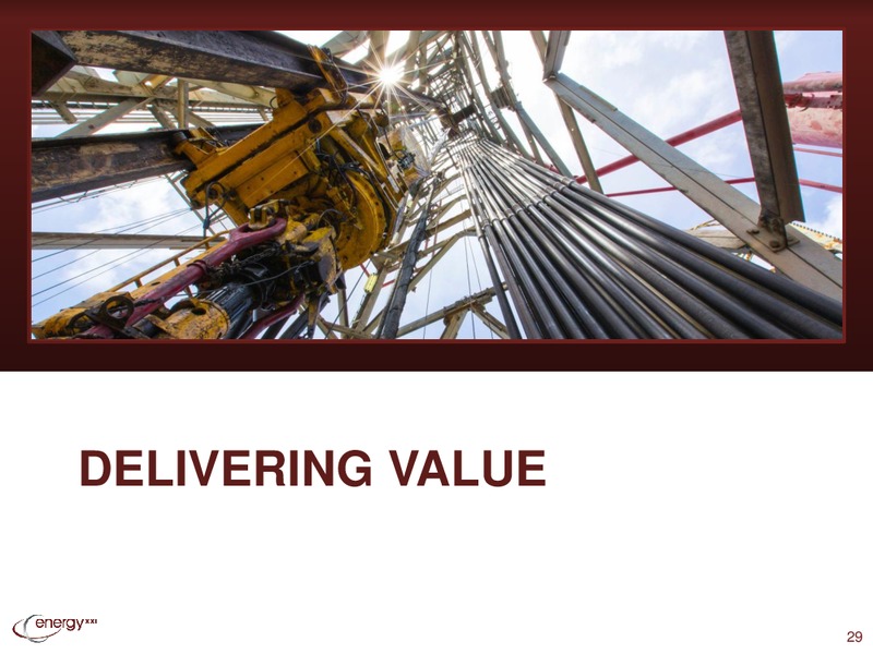 IPAA OGIS – Energy XXI Gulf Coast, Inc – slide 28