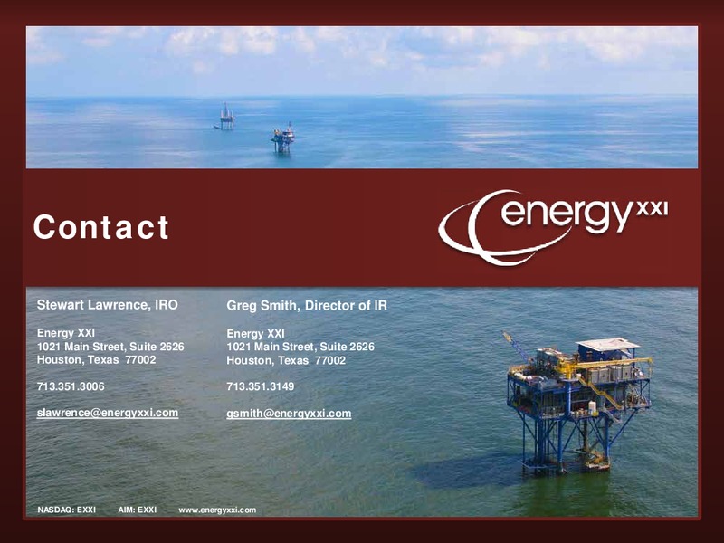 IPAA OGIS – Energy XXI Gulf Coast, Inc – slide 41
