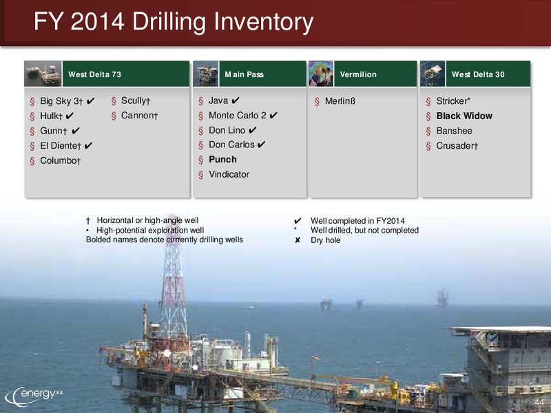 IPAA OGIS – Energy XXI Gulf Coast, Inc – slide 43