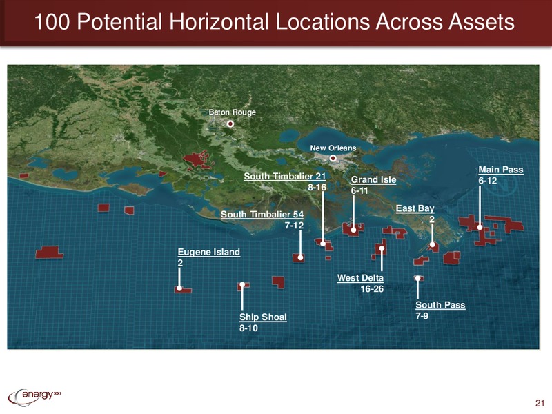 Barclays CEO Energy Power Conference – Energy XXI Gulf Coast, Inc – slide 20