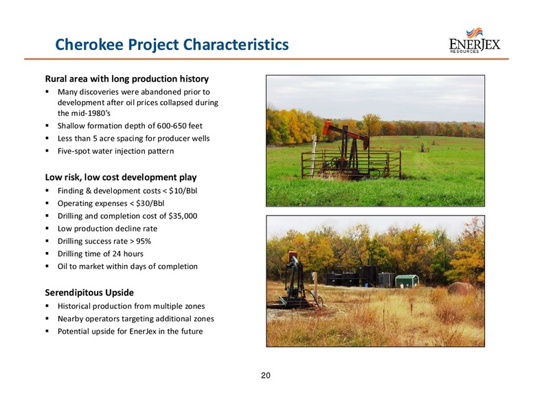 Investor Presentation – Enerjex Resources, Inc. – slide 19