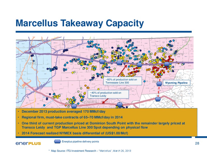 Investor Update – Enerplus Corp – slide 29