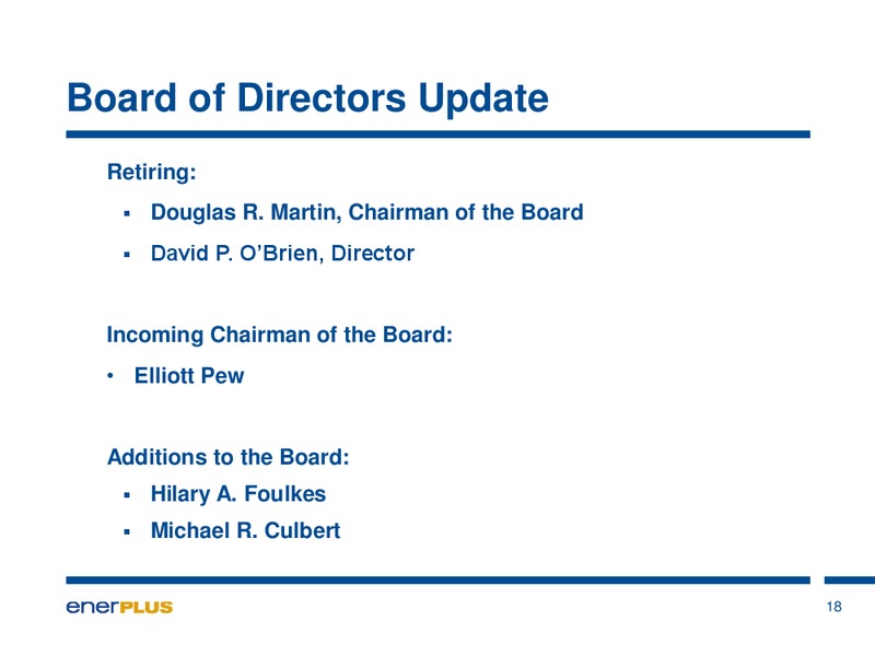 Annual General Meeting – Enerplus Corp – slide 18