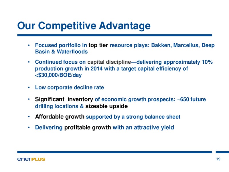 Annual General Meeting – Enerplus Corp – slide 19