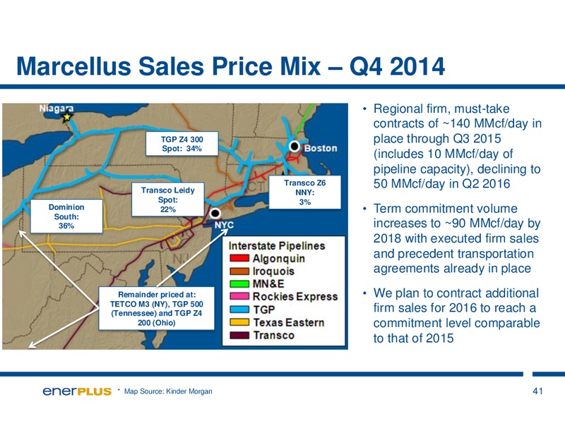 APRIL 2015 INVESTOR PRESENTATION – Enerplus Corp – slide 41