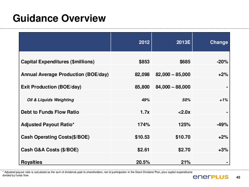 IPAA OGIS New York Energy Conference – Enerplus Corp – slide 45
