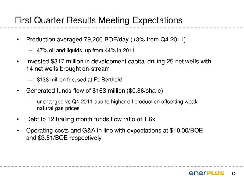 Annual & Special Meeting of Shareholders – Enerplus Corp – slide 13