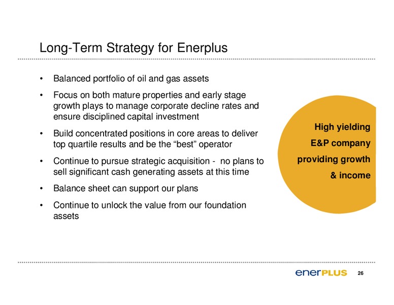 CAPP Oil & Gas Investment Symposium – Enerplus Corp – slide 27