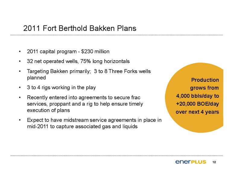 US BAKKEN – Enerplus Corp – slide 13