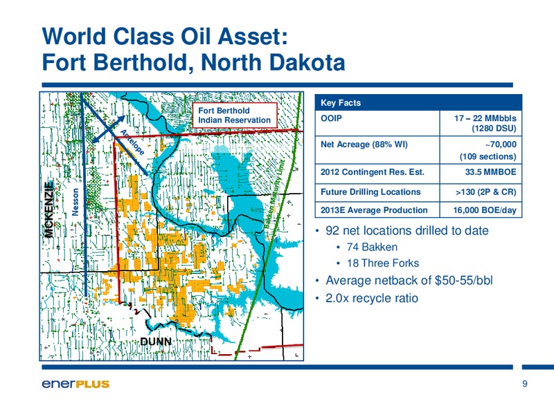 EnerCom Oil & Gas Conference – Enerplus Corp – slide 9