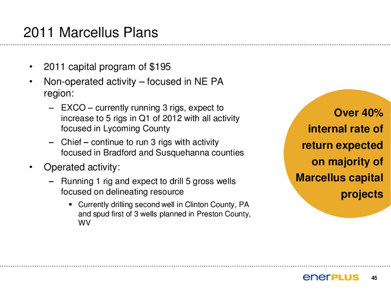 Peters & Co 2011 North American Oil and Gas Conference – Enerplus Corp – slide 46