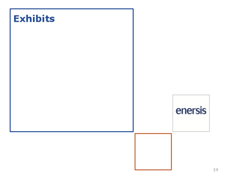 FY 2014 results – Enersis – slide 20