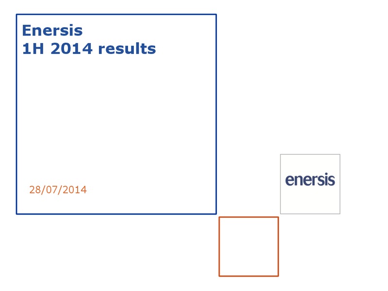 1H 2014 Results – Enersis – slide 1
