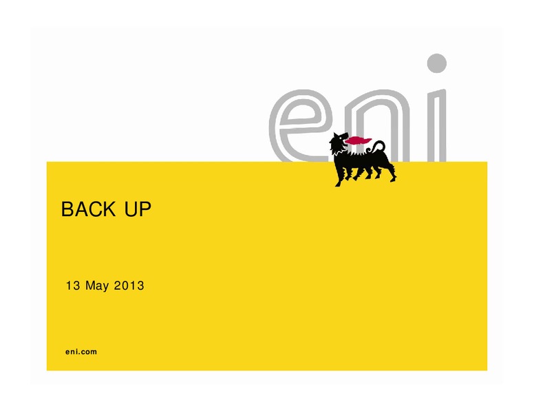 May 2013 Investor Update – Eni Us Operating Co – slide 24