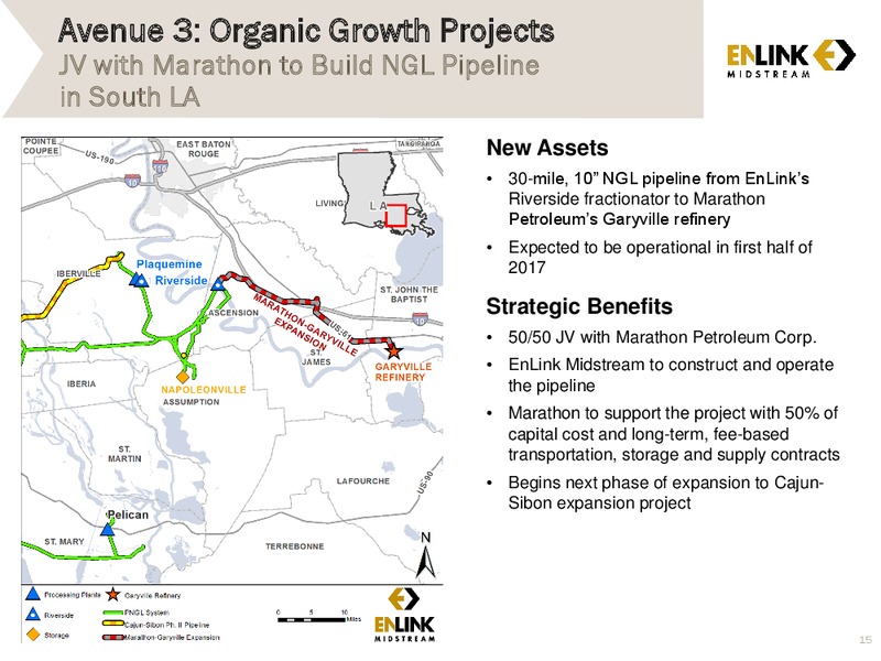 Citi MLP Midstream Infrastructure Conference – Enlink Midstream Partners Lp – slide 14
