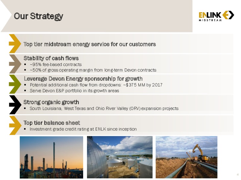INVESTOR PRESTATION – Enlink Midstream Partners Lp – slide 2