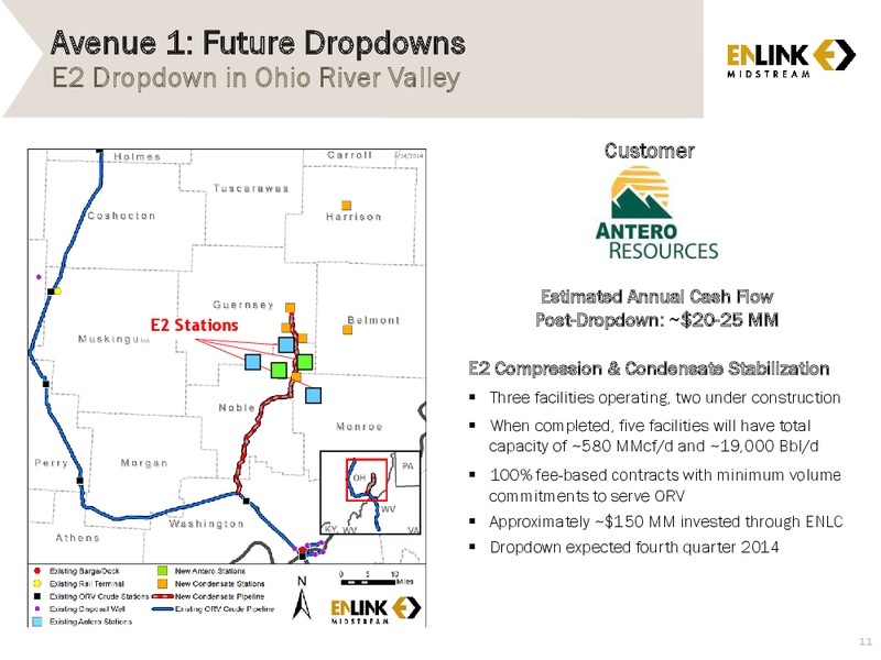 INVESTOR PRESTATION – Enlink Midstream Partners Lp – slide 9