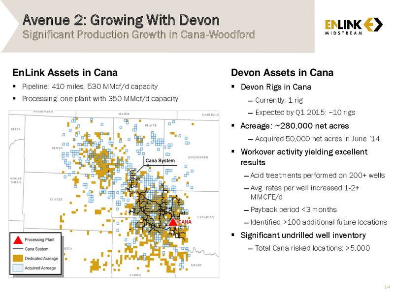 INVESTOR PRESTATION – Enlink Midstream Partners Lp – slide 12