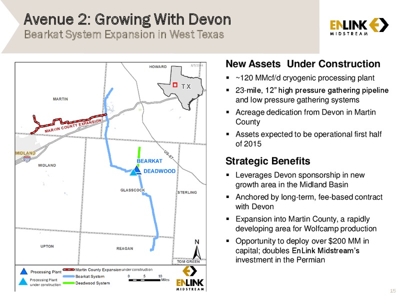 INVESTOR PRESTATION – Enlink Midstream Partners Lp – slide 13