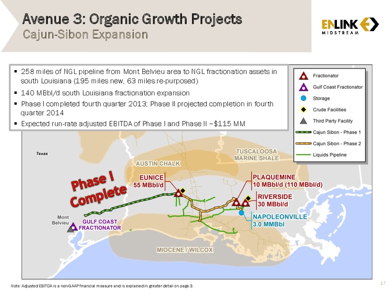 INVESTOR PRESTATION – Enlink Midstream Partners Lp – slide 15