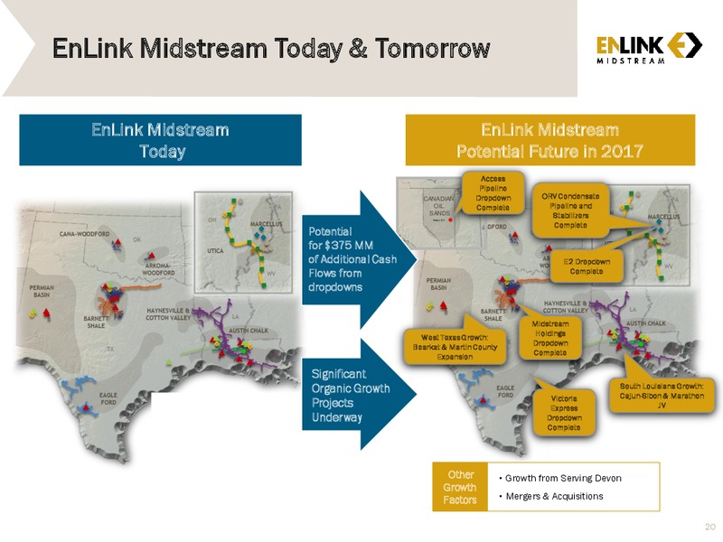 INVESTOR PRESTATION – Enlink Midstream Partners Lp – slide 18