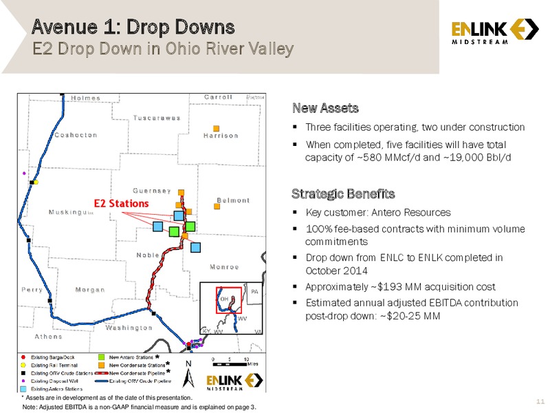JEFFERIES GLOBAL ENERGY CONFERENCE – Enlink Midstream Partners Lp – slide 9