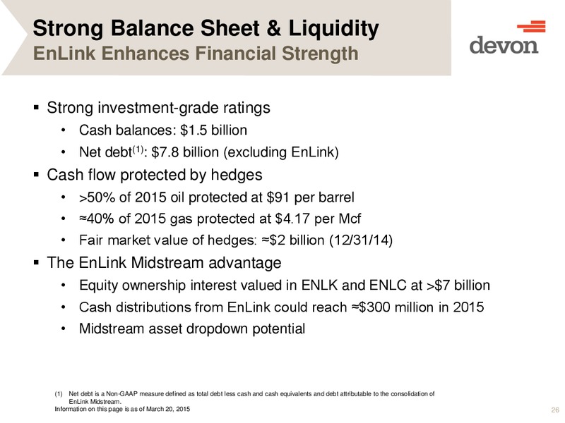 MARCH 2015 ANALYST & INVESTOR DAY – Enlink Midstream Partners Lp – slide 24