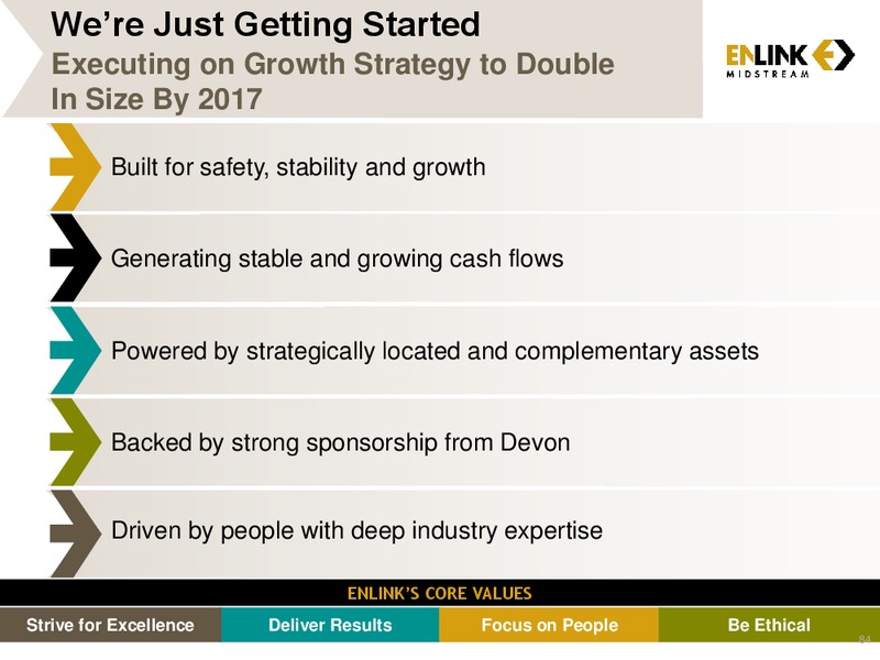 MARCH 2015 ANALYST & INVESTOR DAY – Enlink Midstream Partners Lp – slide 82