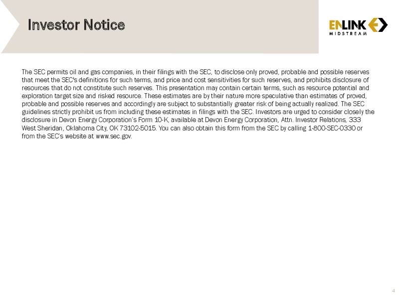 2014 Analyst & Investor Day – Enlink Midstream Partners Lp – slide 3