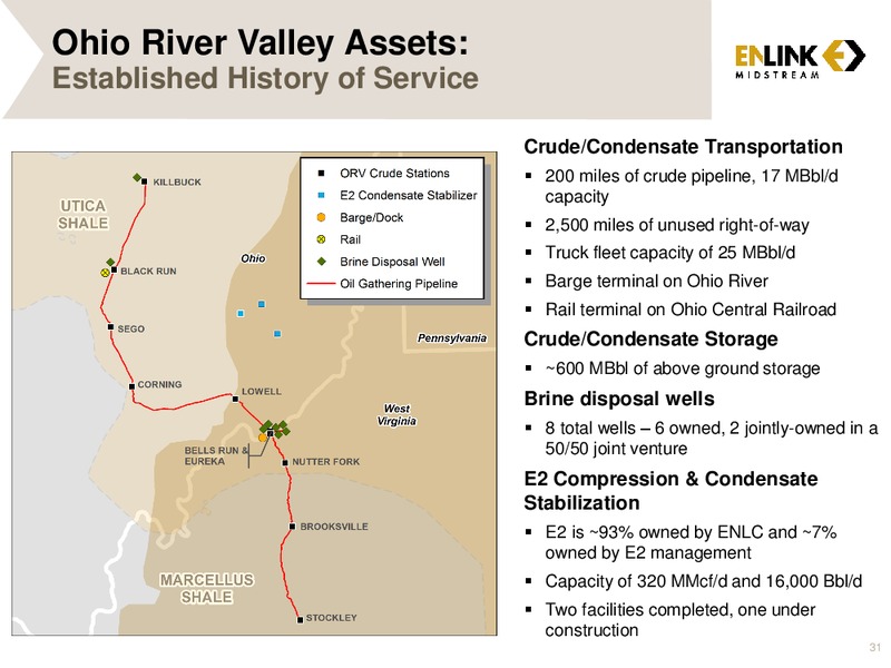 Mitsubishi UFL Securities Oil & Gas Conference – Enlink Midstream Partners Lp – slide 30