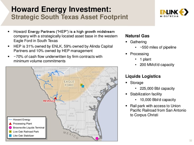 Mitsubishi UFL Securities Oil & Gas Conference – Enlink Midstream Partners Lp – slide 31