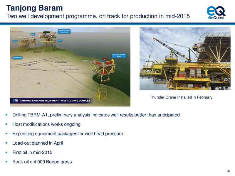 4Q 2014 – Enquest – slide 29