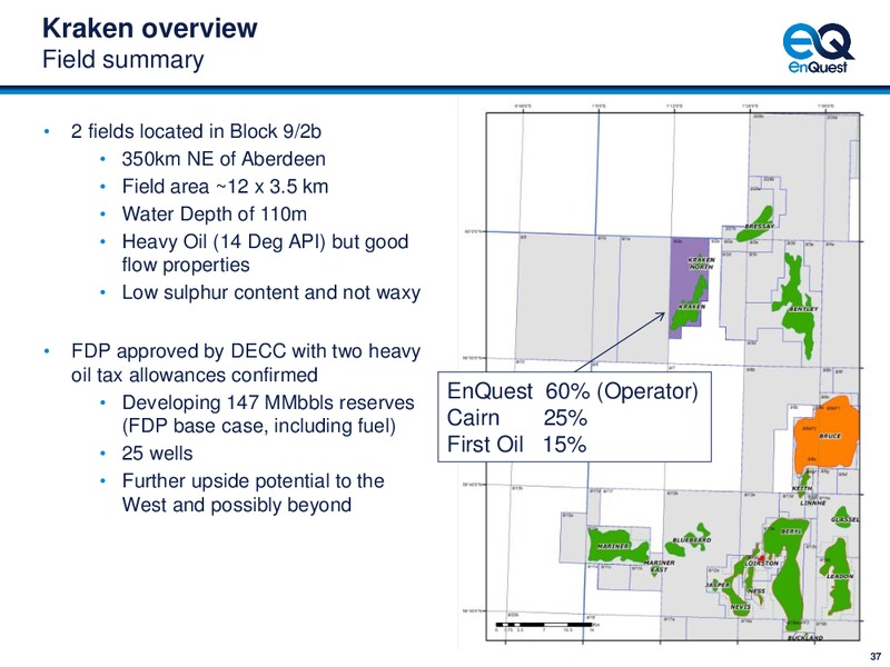 2013 EARNINGS CALL – Enquest – slide 38