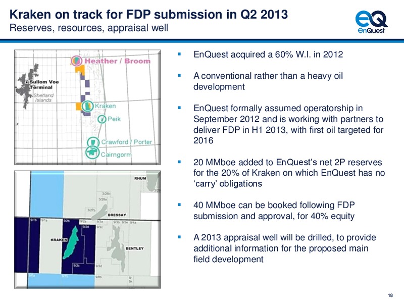 2012 EARNINGS CALL – Enquest – slide 19